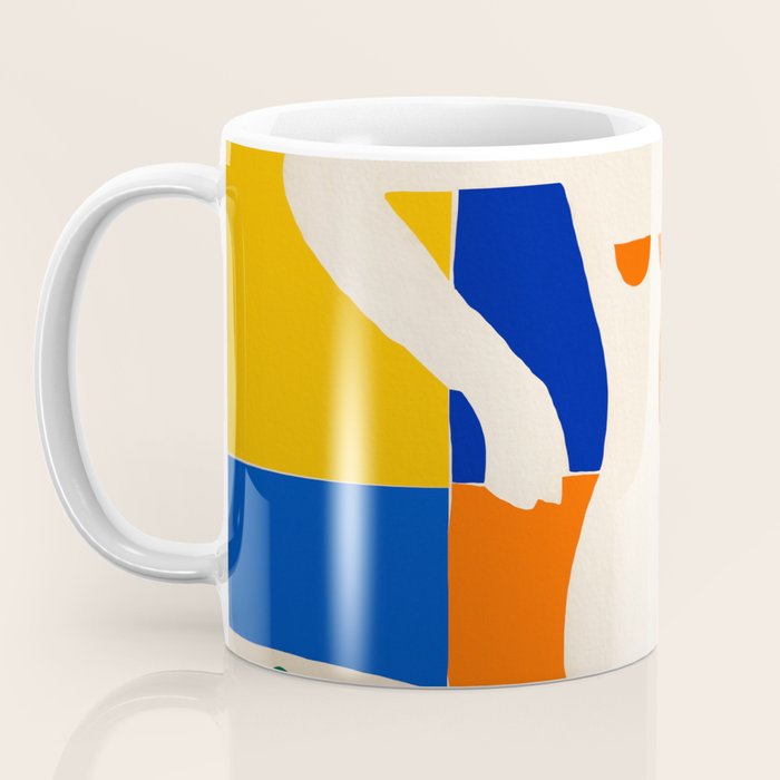 Sitting Muse cut out Coffee Mug Gallery Image 3