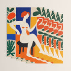 Sitting Muse cut out Wrapping Paper Gallery Image 3