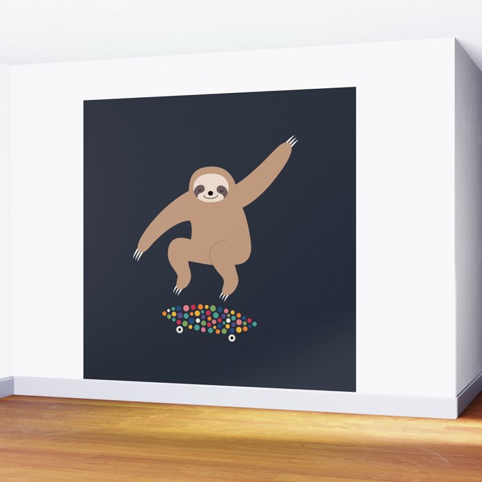 Sloth Gravity Wall Mural Gallery Image 2