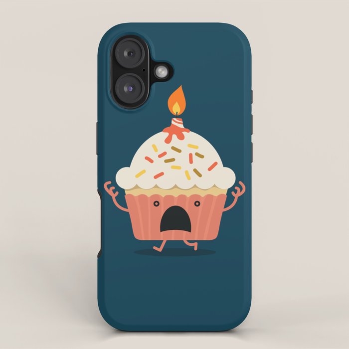 Cupcake on fire iPhone Case Gallery Image 1