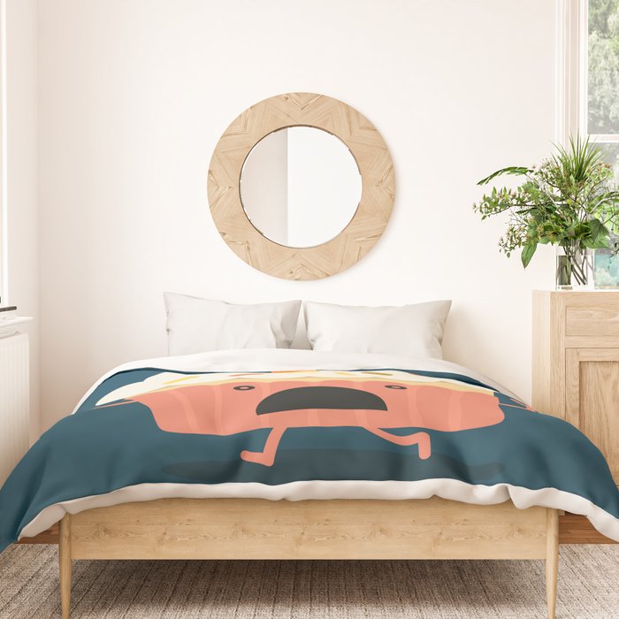 Cupcake on fire Duvet Cover Gallery Image 3