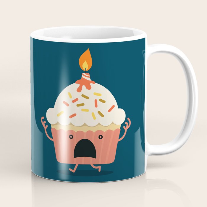 Cupcake on fire Coffee Mug Gallery Image 1