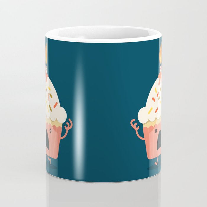 Cupcake on fire Coffee Mug Gallery Image 4