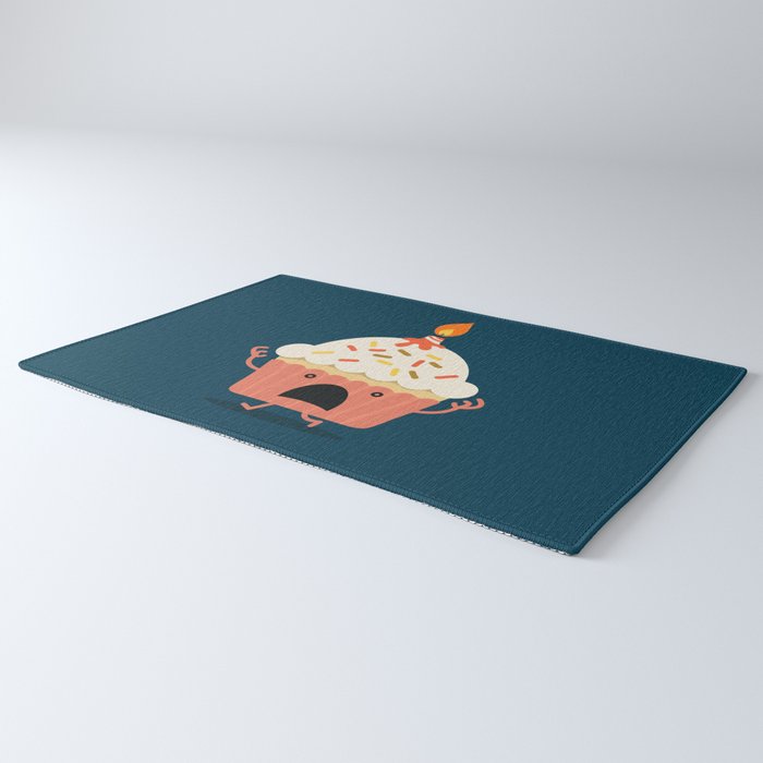 Cupcake on fire Rug Gallery Image 3