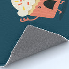 Cupcake on fire Rug Gallery Image 4