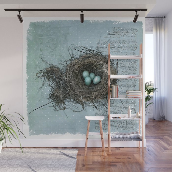 Bird Nest Wall Mural Gallery Image 1