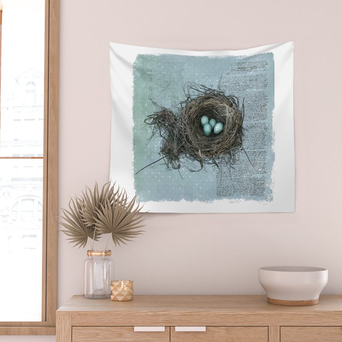Bird Nest Wall Tapestry Gallery Image 2