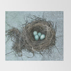 Bird Nest Throw Blanket Gallery Image 2