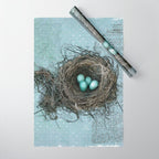 Bird Nest Wrapping Paper Gallery Image 1