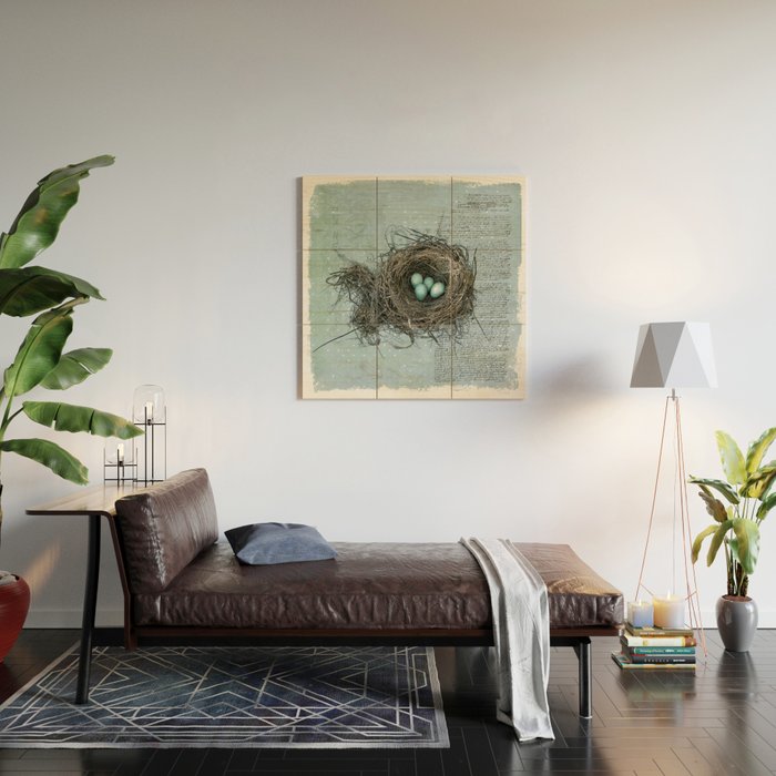 Bird Nest Wood Wall Art Gallery Image 2