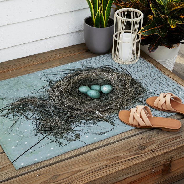 Bird Nest Outdoor Rug Gallery Image 2