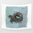Bird Nest Wall Tapestry Gallery Image 4