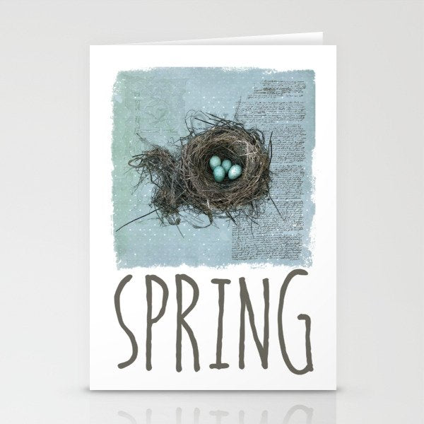 Bird Nest Stationery Card Gallery Image 1