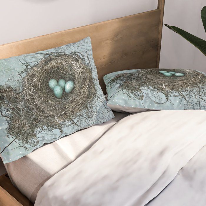Bird Nest Pillow Sham Gallery Image 2