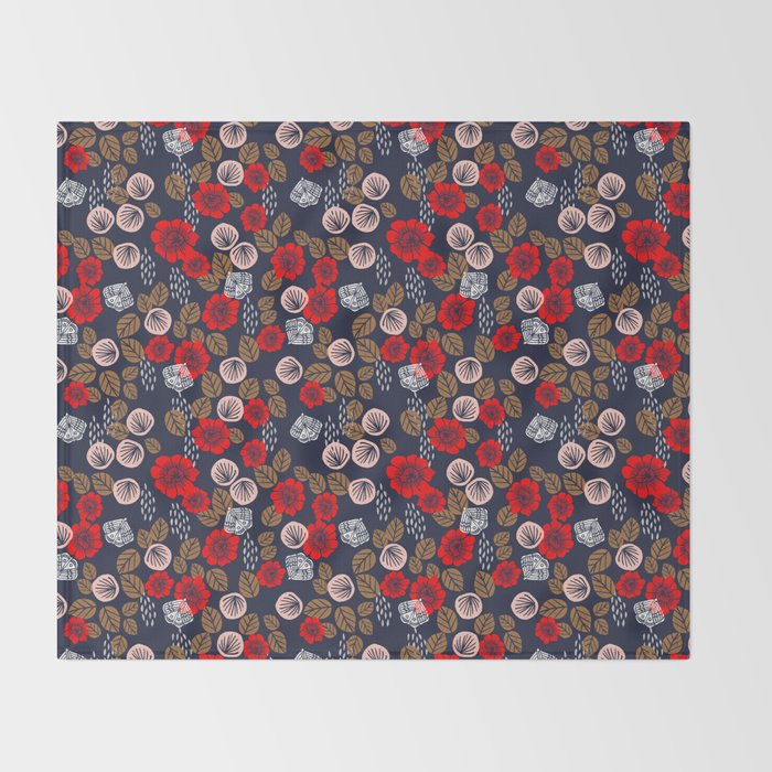 Butterflies in the Garden Throw Blanket Gallery Image 2