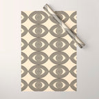 Abstraction_EYE_LINE_POP_ART_Minimalism_001X Wrapping Paper Gallery Image 1
