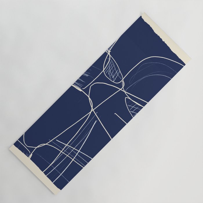 Minimal Abstract Line Art 14 Yoga Mat Gallery Image 1