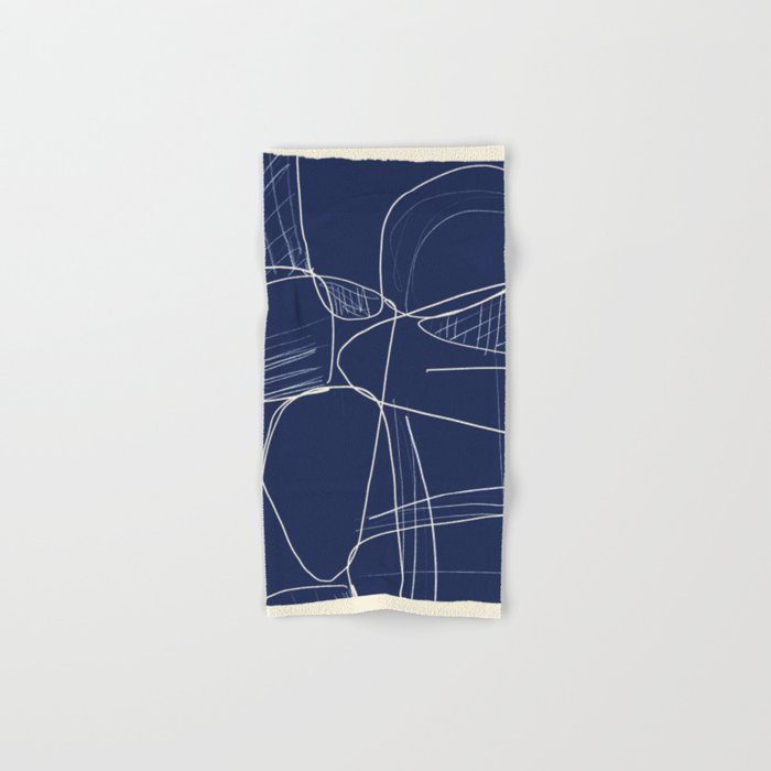Minimal Abstract Line Art 14 Bath Towel Gallery Image 1