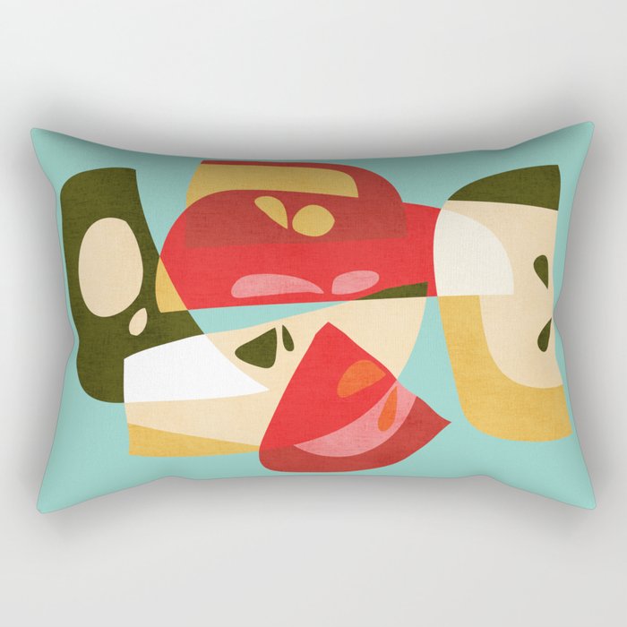 Apple Slices Rectangular Pillow Gallery Image 2