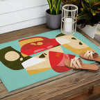 Apple Slices Outdoor Rug Gallery Image 2