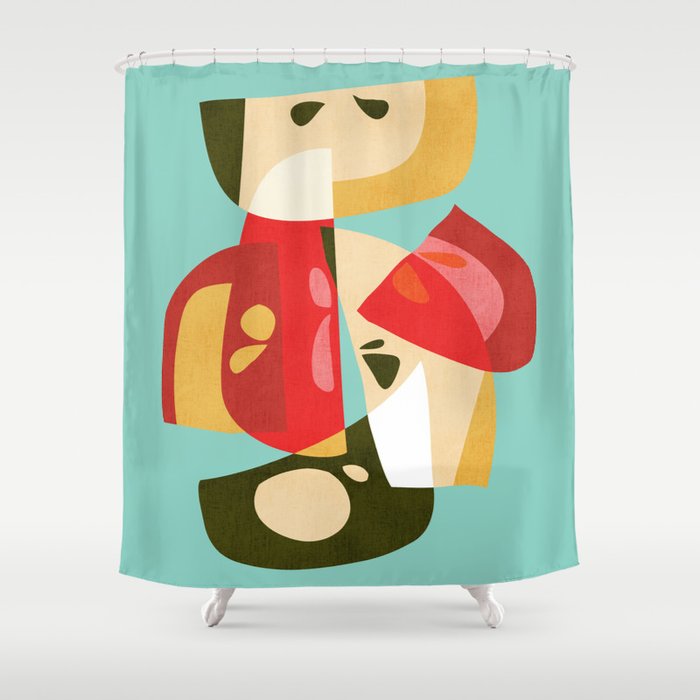 Apple Slices Shower Curtain Gallery Image 1