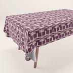 Vintage Geometric Harmony Tablecloth Gallery Image 1