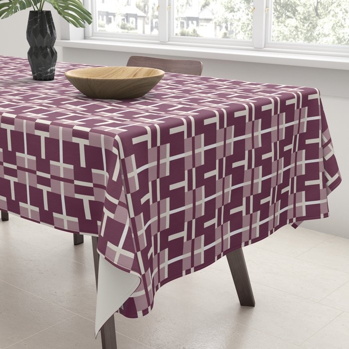 Vintage Geometric Harmony Tablecloth Gallery Image 3