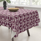 Vintage Geometric Harmony Tablecloth Gallery Image 3