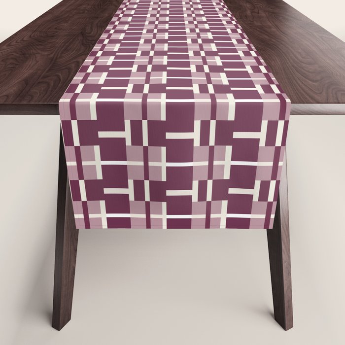 Vintage Geometric Harmony Table Runner Gallery Image 1