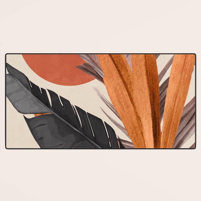 Abstract Art Tropical Leaves 160 Desk Mat Gallery Image 3