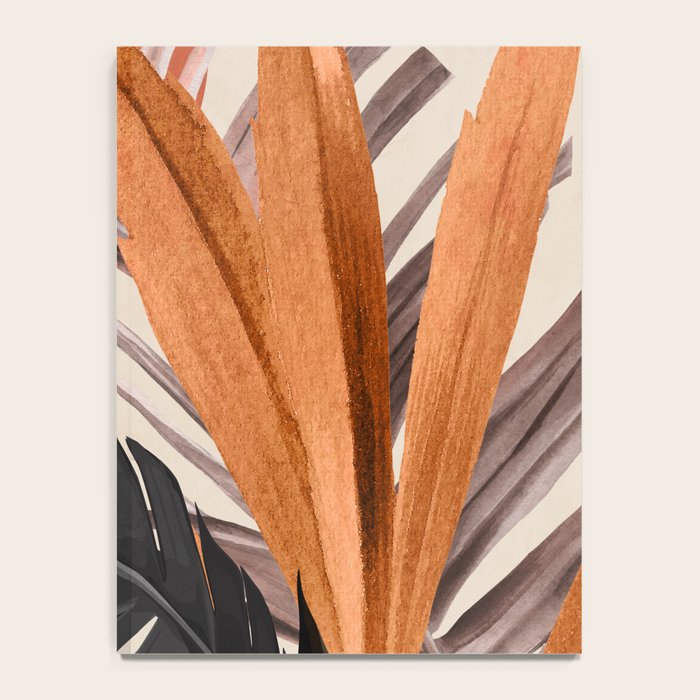 Abstract Art Tropical Leaves 160 Notebook Gallery Image 4