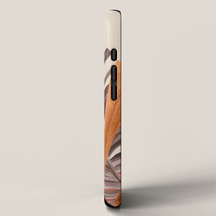 Abstract Art Tropical Leaves 160 iPhone Case Gallery Image 2