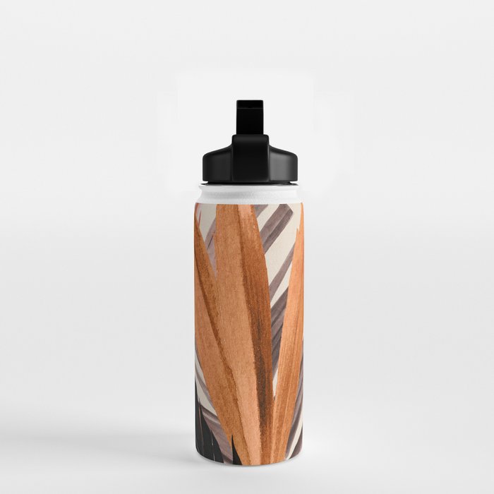 Abstract Art Tropical Leaves 160 Water Bottle Gallery Image 2