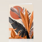 Abstract Art Tropical Leaves 160 Stationery Card Gallery Image 2