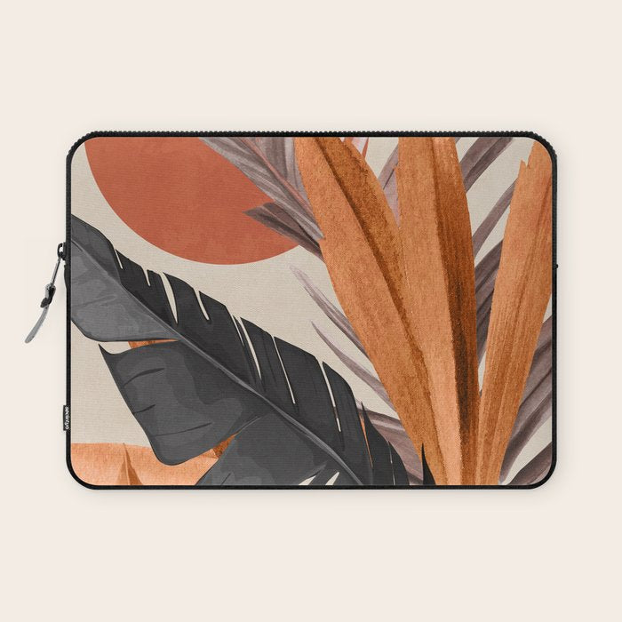 Abstract Art Tropical Leaves 160 Laptop Sleeve Gallery Image 1