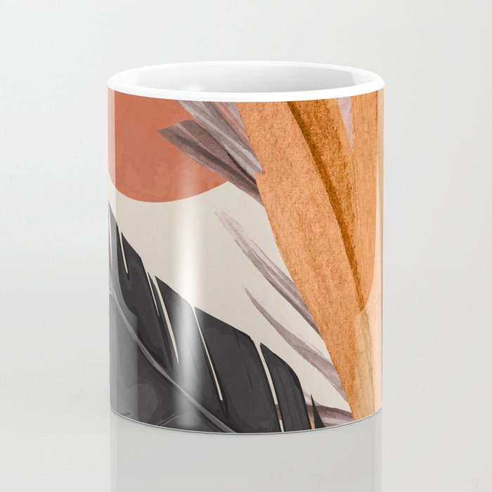 Abstract Art Tropical Leaves 160 Coffee Mug Gallery Image 4