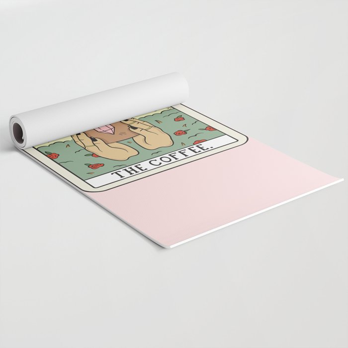 COFFEE READING UPDATED (LIGHT) Yoga Mat Gallery Image 2