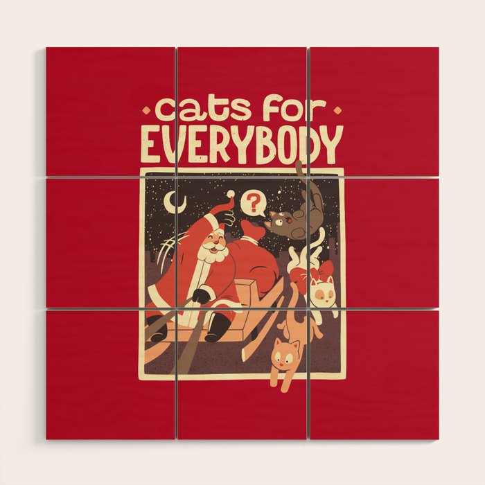 Cats for Everybody Wood Wall Art Gallery Image 1