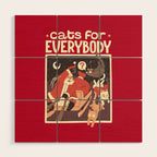 Cats for Everybody Wood Wall Art Gallery Image 1
