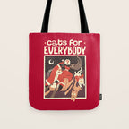 Cats for Everybody Tote Bag Gallery Image 1