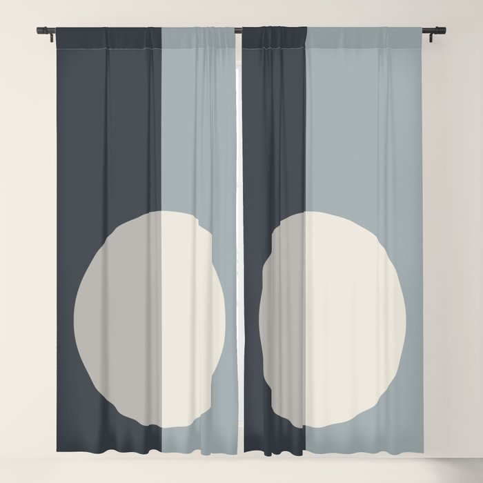 Color Block Abstract XX Window Curtain Gallery Image 1