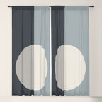 Color Block Abstract XX Window Curtain Gallery Image 5