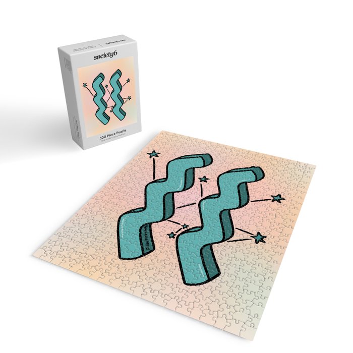 Aquarius Symbol Jigsaw Puzzle Gallery Image 2