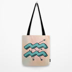 Aquarius Symbol Tote Bag Gallery Image 2