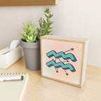 Aquarius Symbol Mini Art Print Gallery Image 2
