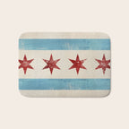 Chicago Flag Bath Mat Gallery Image 1