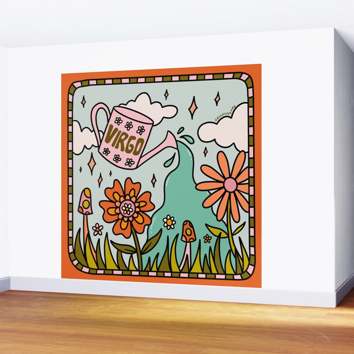 Virgo Garden Wall Mural Gallery Image 2