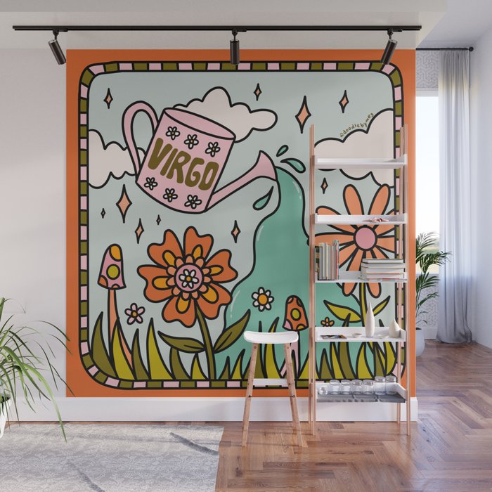Virgo Garden Wall Mural Gallery Image 1