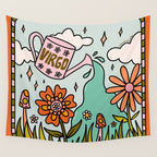 Virgo Garden Wall Tapestry Gallery Image 4
