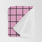 Memphis pattern 60 - 80s / 90s Retro Throw Blanket Gallery Image 3